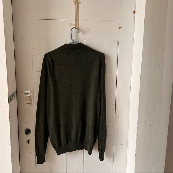 Jos. A. Bank Traveler Quarter Zip Merino Wool Sweater - Picture 12 of 12